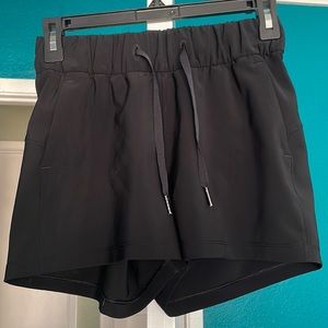 Size 2 black lululemon shorts